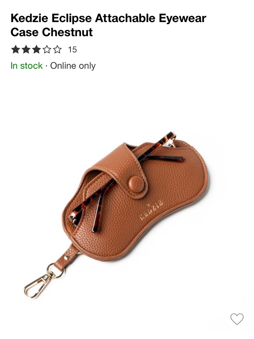 Kedzie Sunglasses Case